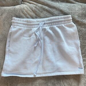 TNA Sky Blue Mini Skirt